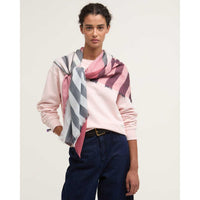 Wildberry Barbour Cynthia Tartan Scarf on model