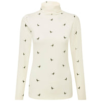Dark Khaki Green Pheasant Schoffel Womens Malham Top
