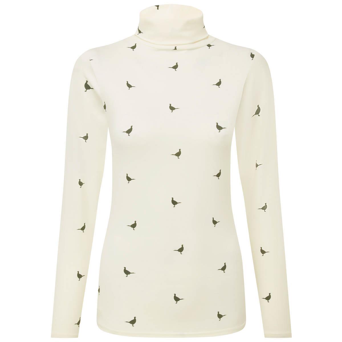 Dark Khaki Green Pheasant Schoffel Womens Malham Top