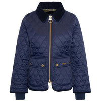 Navy/Classic Barbour Womens Fitted Beadnell Quilt Jacket
