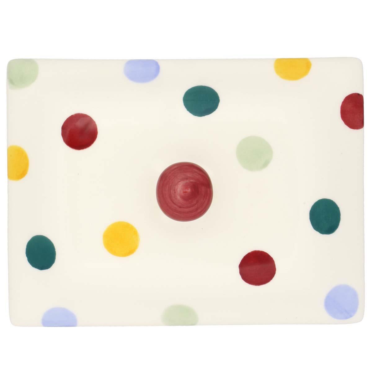 Emma Bridgewater Polka Dot Small Butter Dish TOP