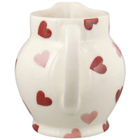 Emma Bridgewater Pink Hearts Half Pint Jug BACK