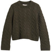 OLIVE Barbour Womens Joan Knitted Jumper