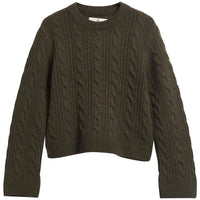 OLIVE Barbour Womens Joan Knitted Jumper
