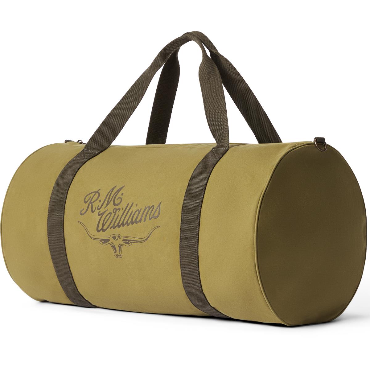 Light Olive R.M. Williams RM Ditty Bag side