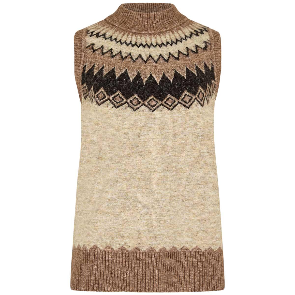 Dubarry Womens Doyle Fair Isle Vest