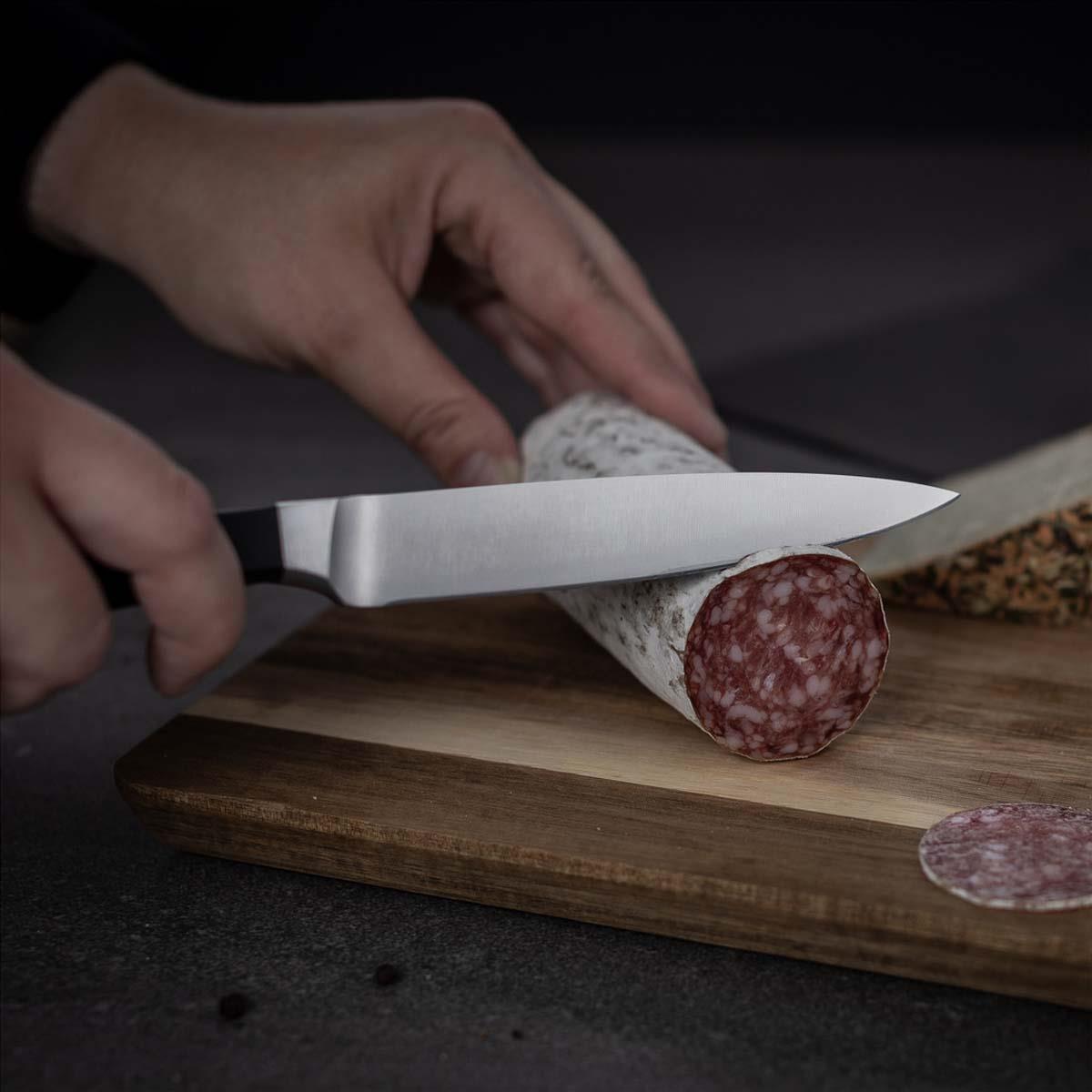 Kuhn Rikon Culinary Forged Utility Knife In Use