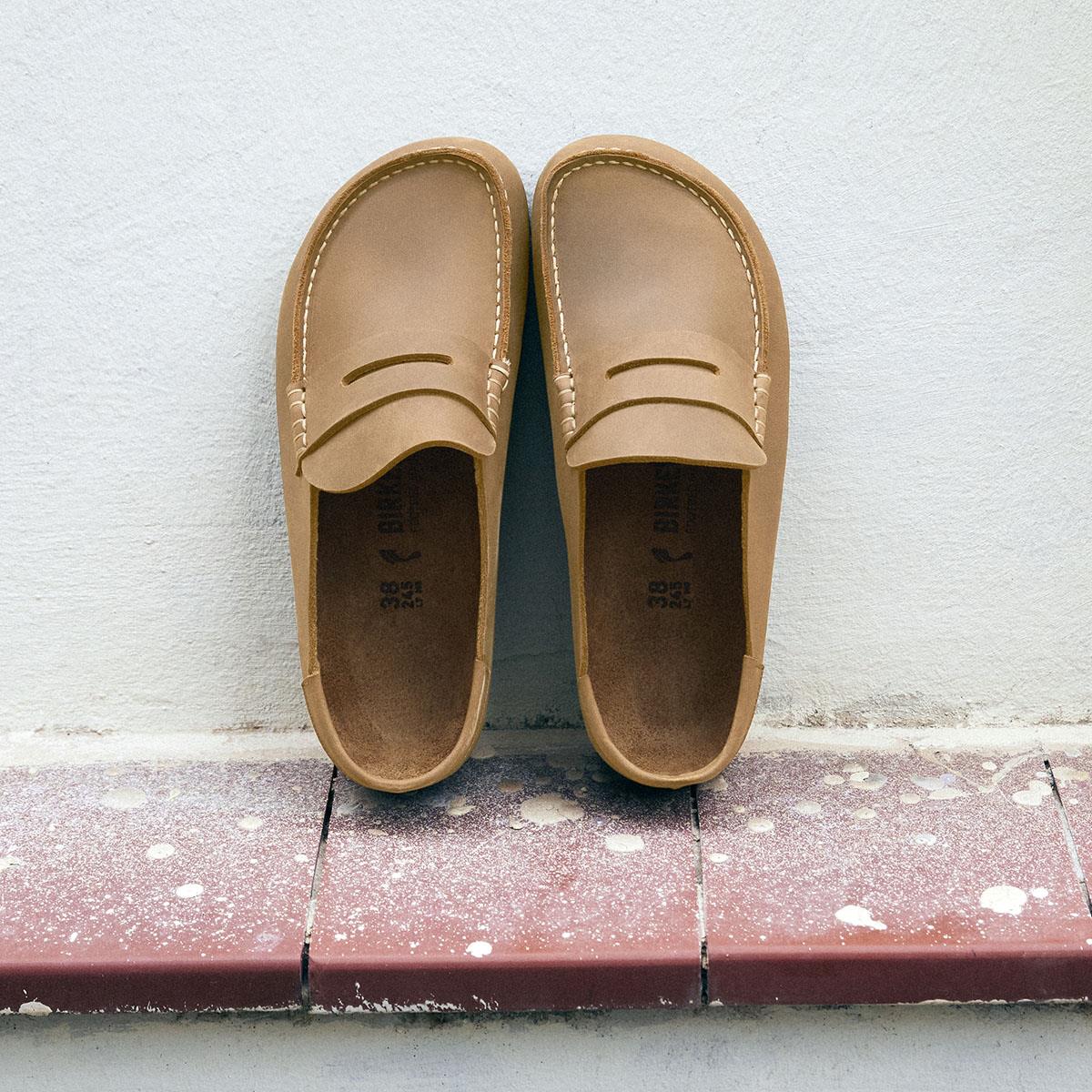 Birkenstock Naples Wrapped Oiled Leather Lifestyle Top