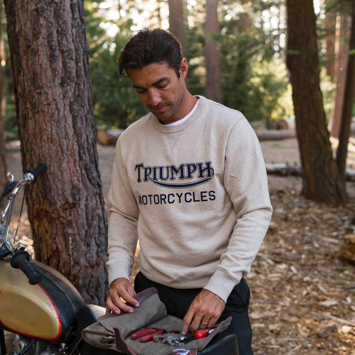 Triumph Mens Radial Sweatshirt