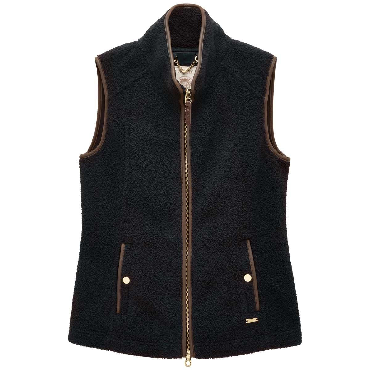Navy Joules Womens Borg Heritage Fleece Gilet