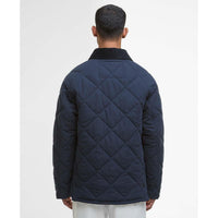 Navy Barbour Mens Modern Bedale Quilted Jacket Back