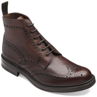 Oxblood Loake Mens Bedale Brogue Boots