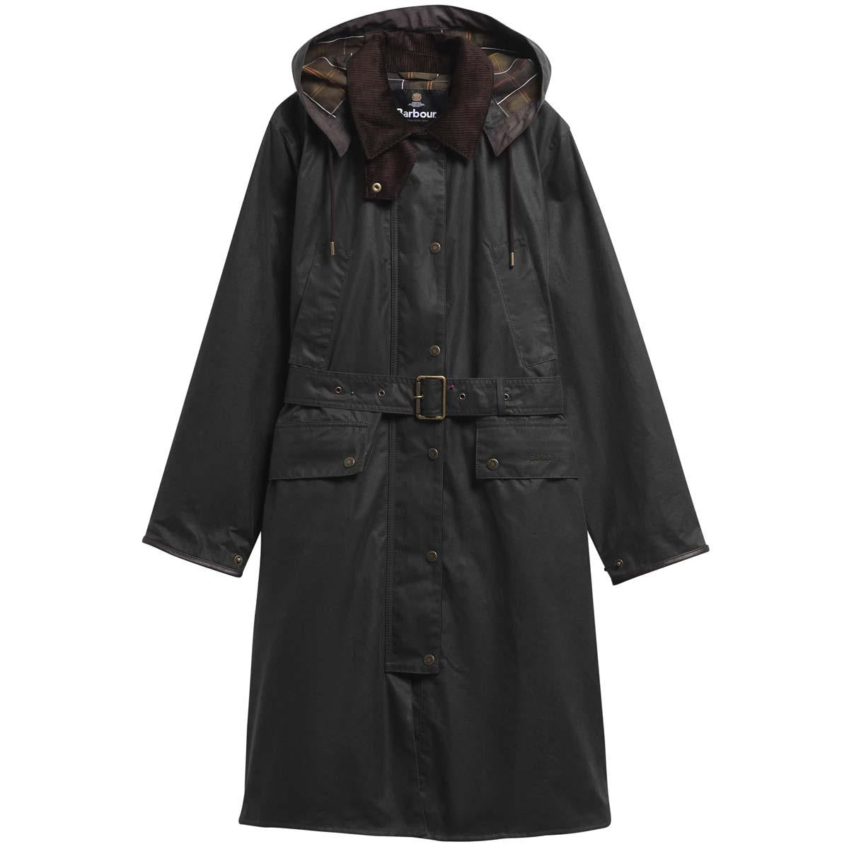 Sage/Classic Barbour Womens Antoinette Wax Jacket