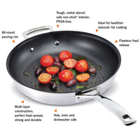 Le Creuset Classic 3-ply Stainless Steel Shallow Casserole with Lid