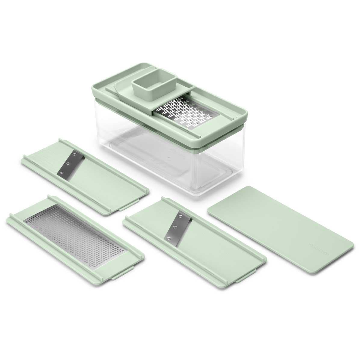 Brabantia Tasty+ Slicer and Grater Set Components