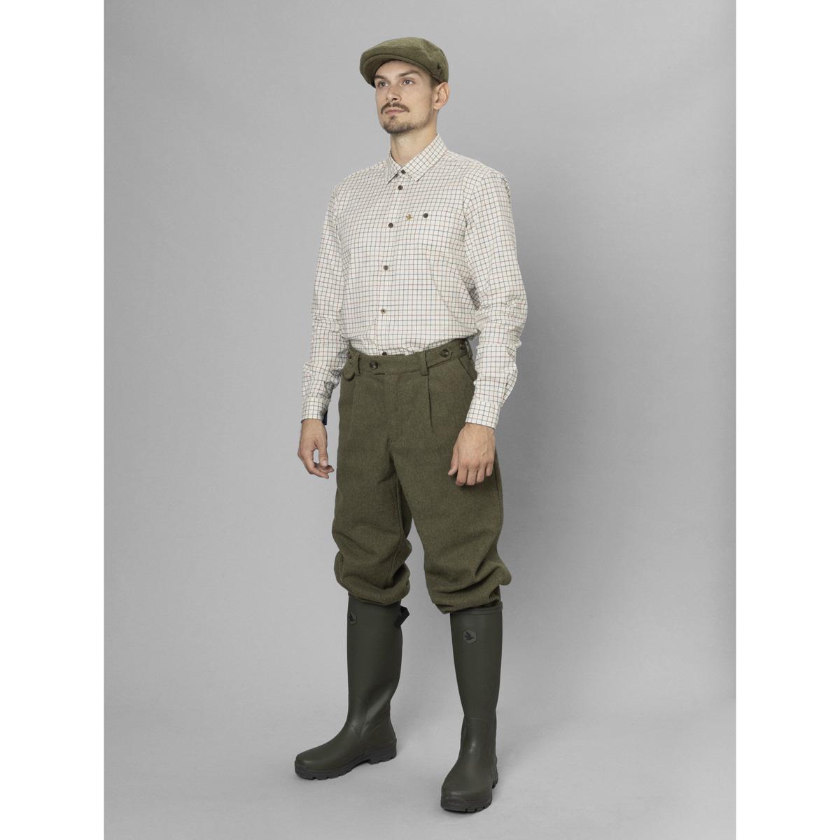 Moss Green Seeland Mens Hillside Breeks On Model