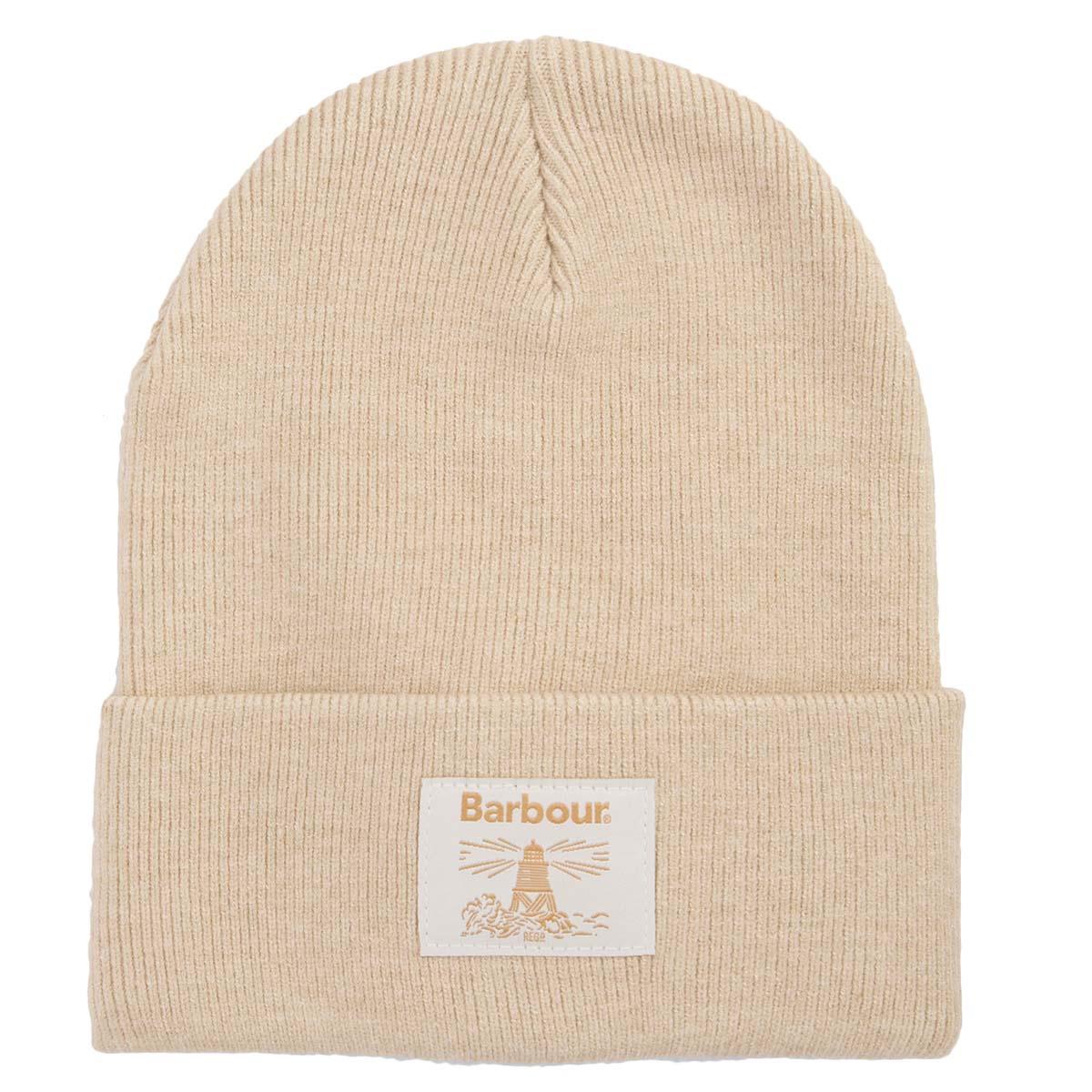 Cream Barbour Womens Ellison Beanie