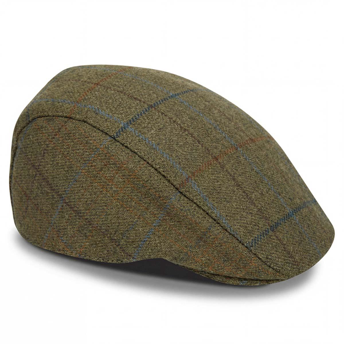 Green/Blue Hoggs Of Fife Kingussie Tweed Hat