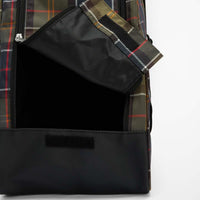 Classic Tartan Barbour Tartan Wellington Boot Bag Open