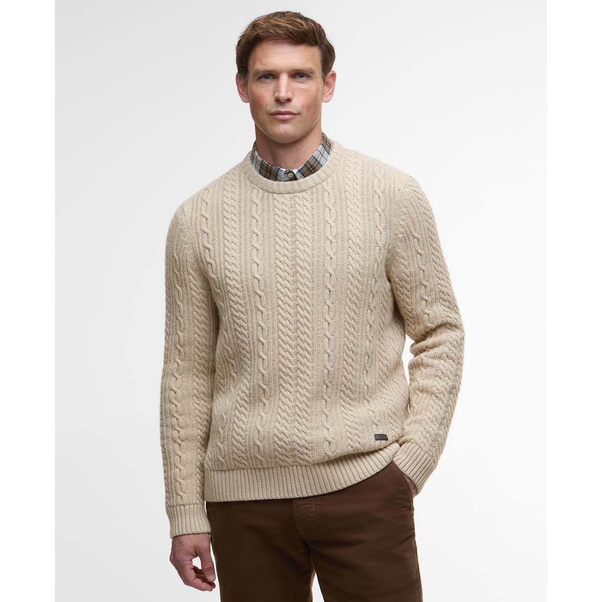 Stone Barbour Mens Lowfen Cable Crew close
