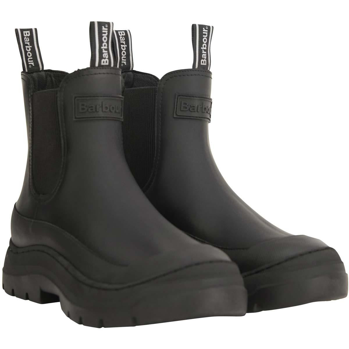 BLACK Barbour Womens Harriety Chelsea Boot