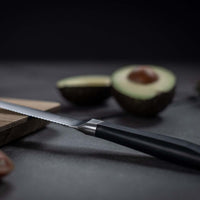 Kuhn Rikon Culinary Forged Utility Knife Serrated Side View