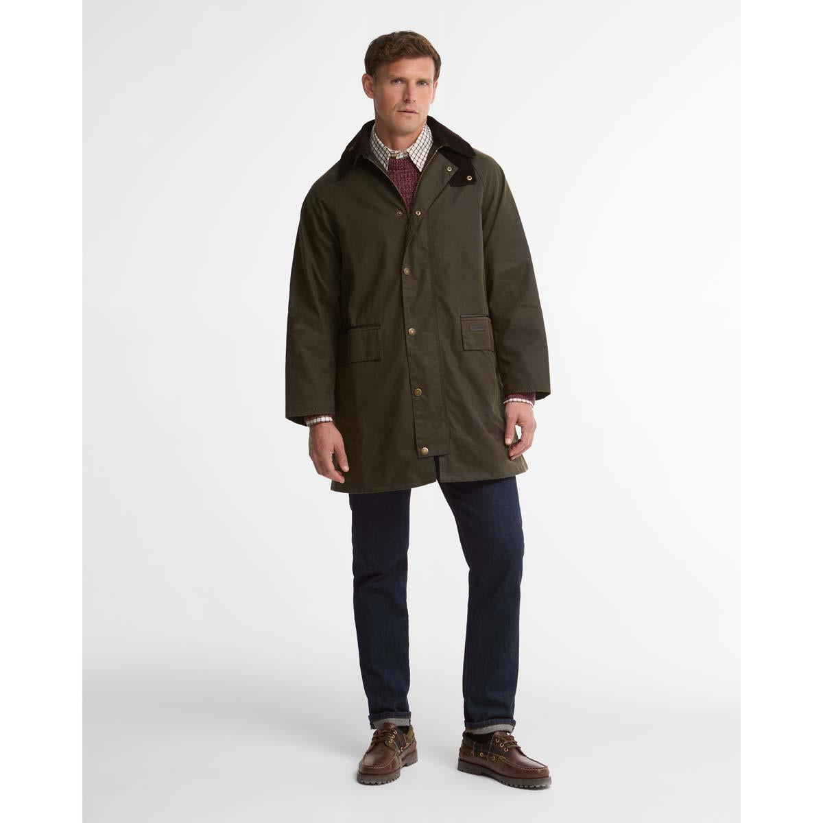 Barbour Mens Country Wax Mac Jacket