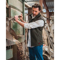 Green Hoggs Of Fife Mens Green King II Gilet Lifestyle