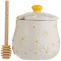Price and Kensington Daisy Honey Pot and Drizzler
