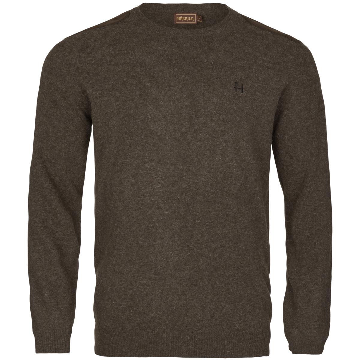 Slate Brown Harkila Mens Arran Pullover
