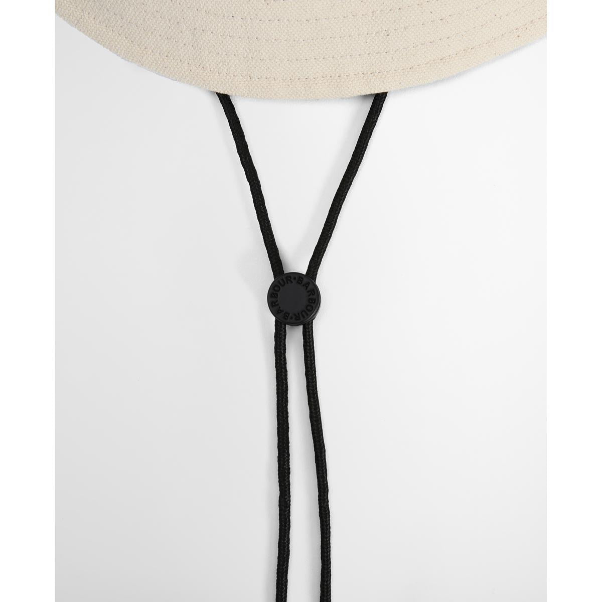 Ecru Barbour Womens Selena Bucket Hat Adjuster