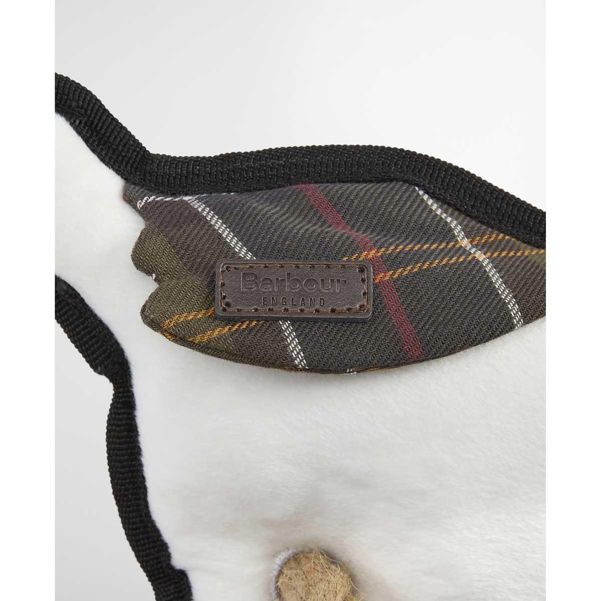 White Barbour Dog Seabird Toy detail
