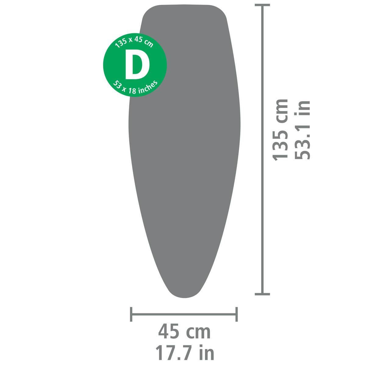 Brabantia Metallised Cotton Ironing Board Cover