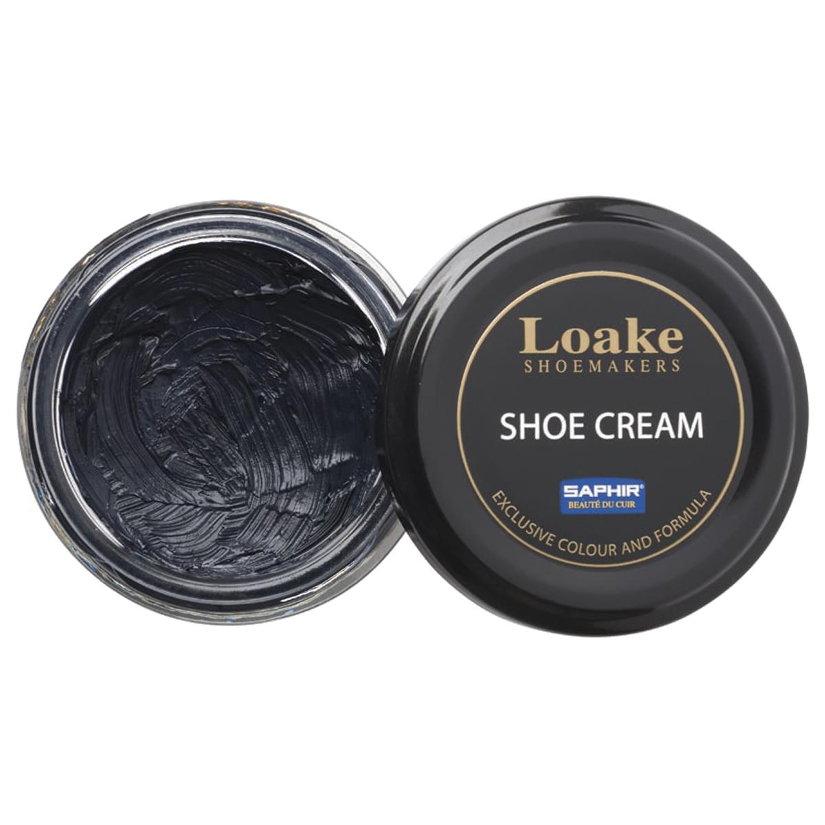 Navy Loake Leather Shoe Cream
