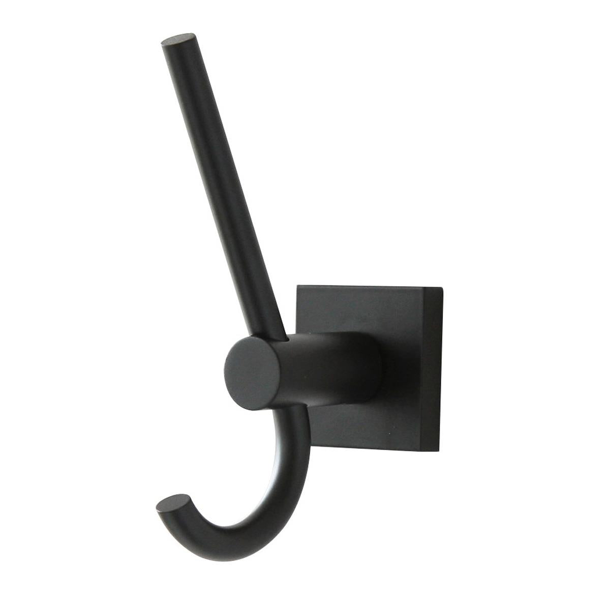 Miller Atlanta Double Robe Hook / Matte Black 8812B