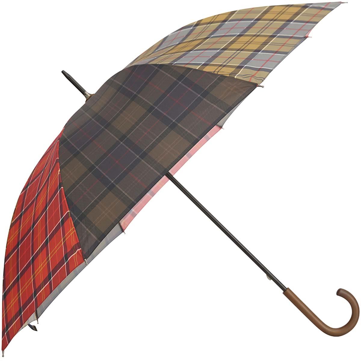 Barbour Mixed Tartan Full Length Umbrella