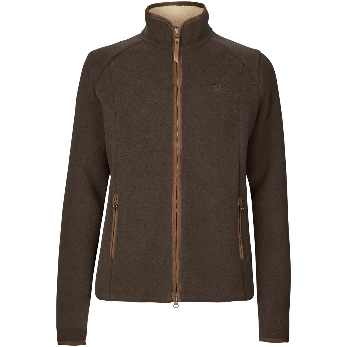 Demitasse Brown Harkila Womens Sandhem Sherpa Fleece Jacket