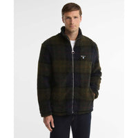 Barbour Mens Tartan Fleece Zip Through Sweatshirt
