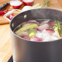 Stellar Hard Anodised Non-Stick Stockpot Lifestyle