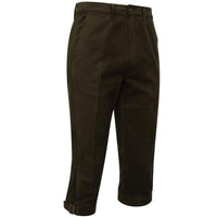 Olive Green Hoggs Of Fife Mens Durness Moleskin Breek