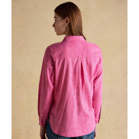 Bright Pink Joules Womens Ida Relaxed Shirt Back