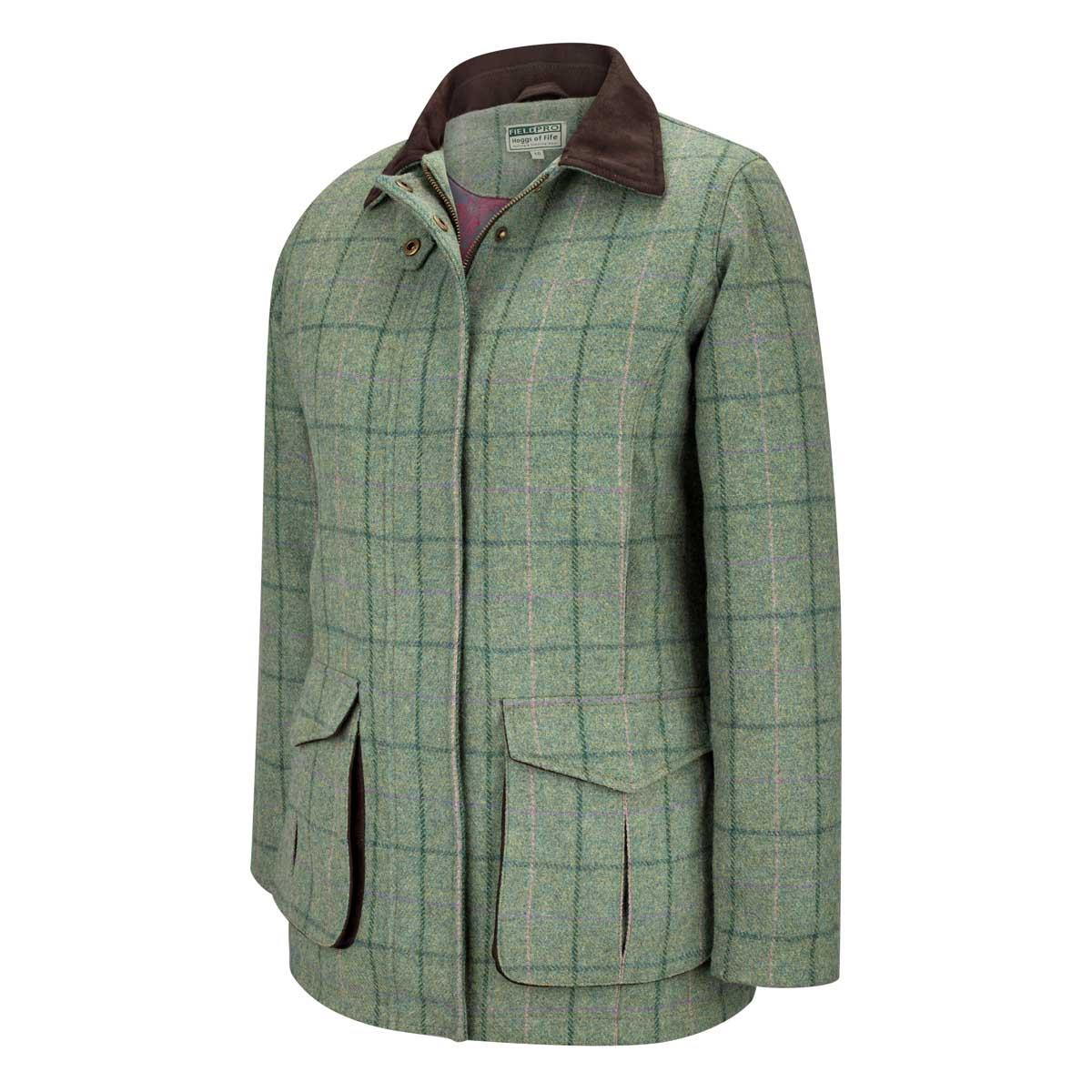 Spring Bracken Hoggs of Fife Womens Roslin Technical Tweed Field Coat