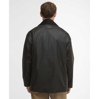 Olive Barbour Mens Lightweight Stratford Wax Jacket Back
