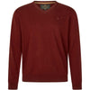 Seeland Mens Pine V-Neck Merino Pullover