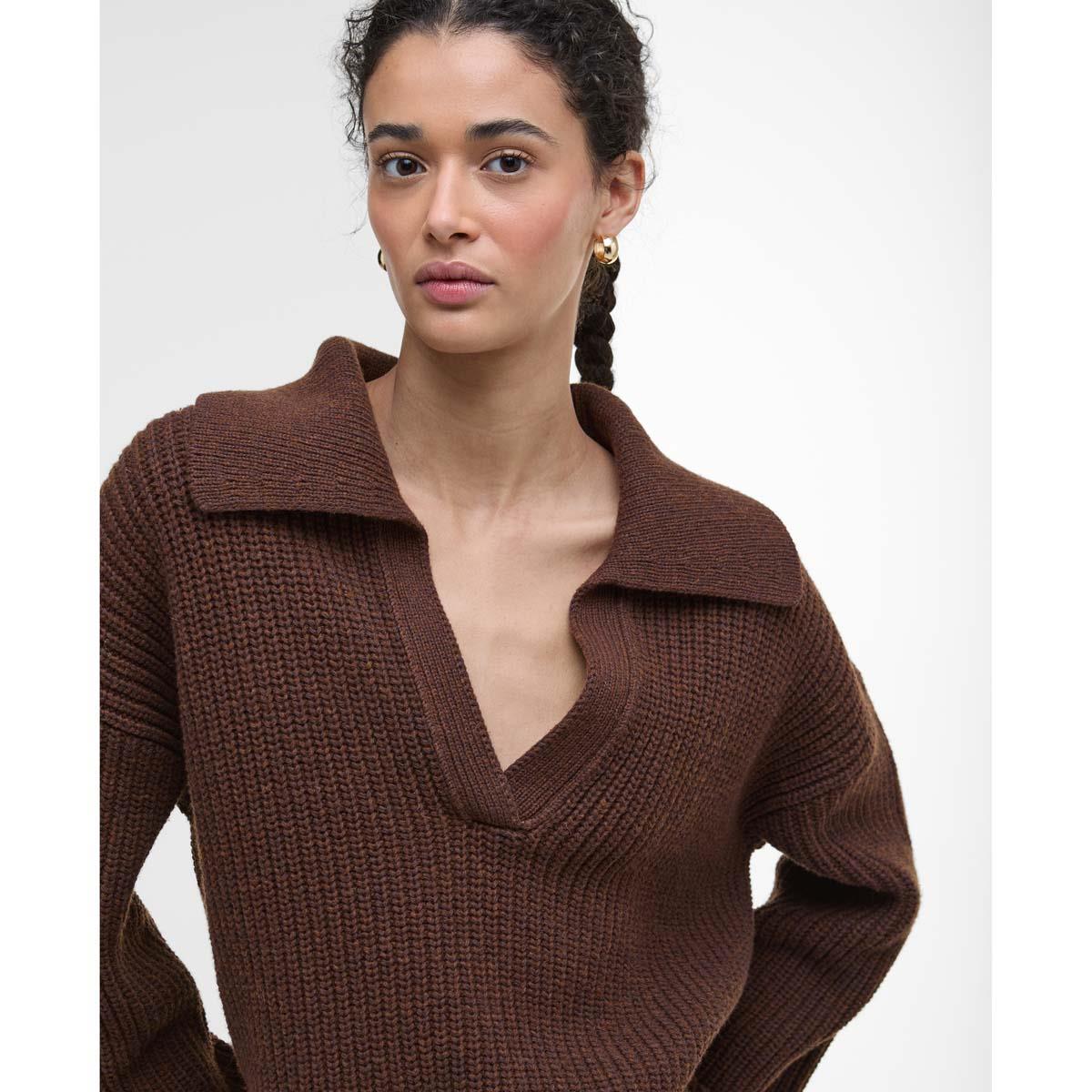 Vicuna Barbour Womens Robyn Knitted Jumper Chest