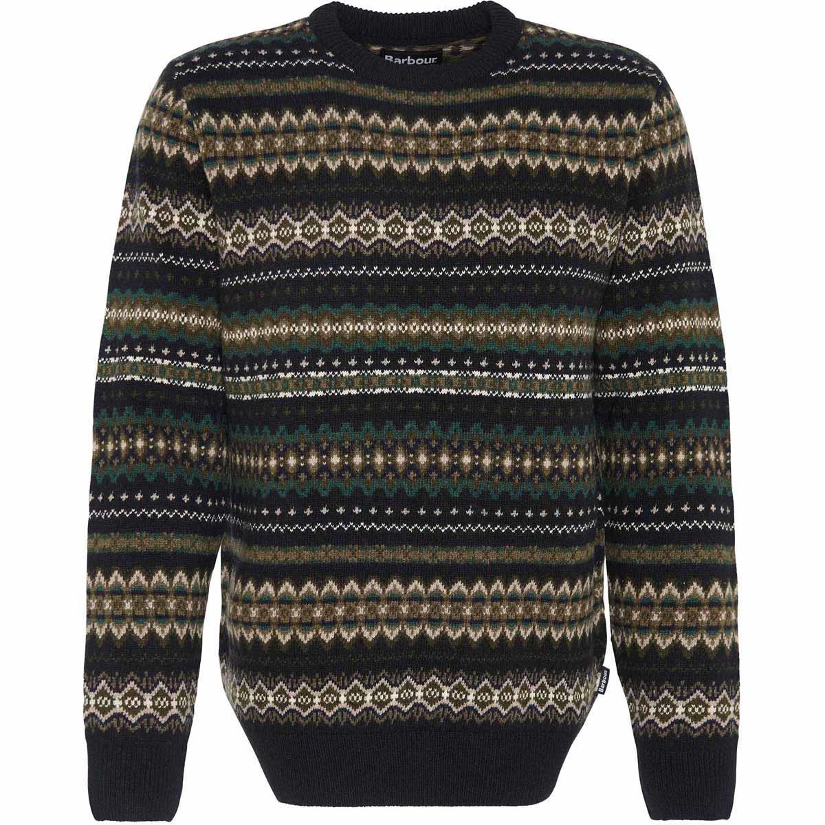 Barbour Mens Case Fairisle Crew Neck