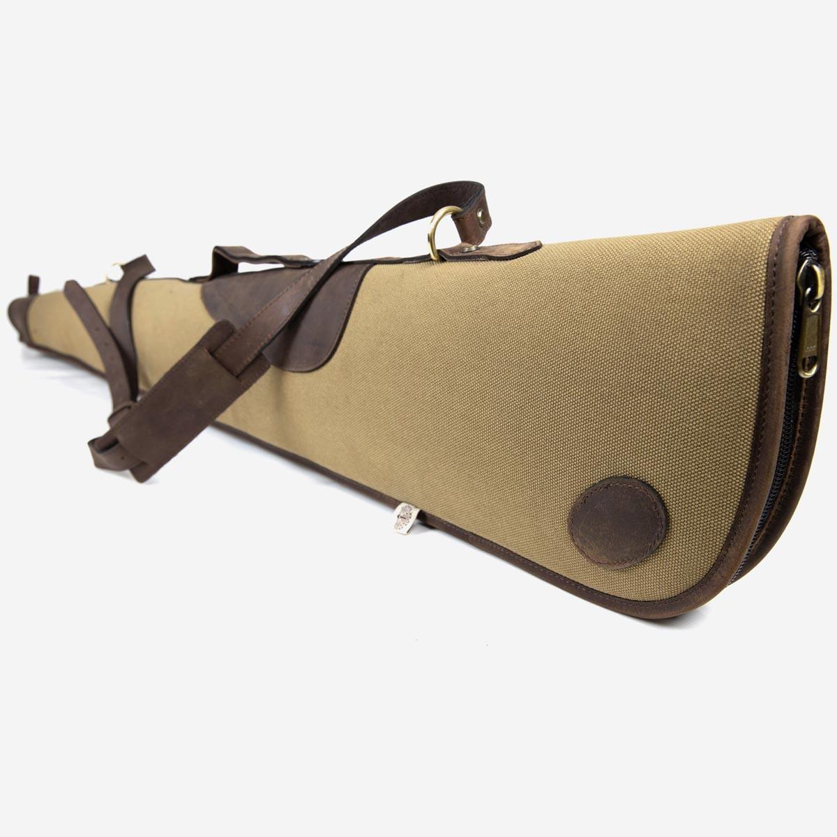 Teales Huntsman Oiled Leather & Khaki Canvas Zip Around Slip 30 Inch