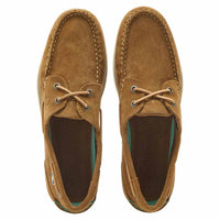 Tan Chatham Mens Compass II Repello G2 Deck Shoes Top View