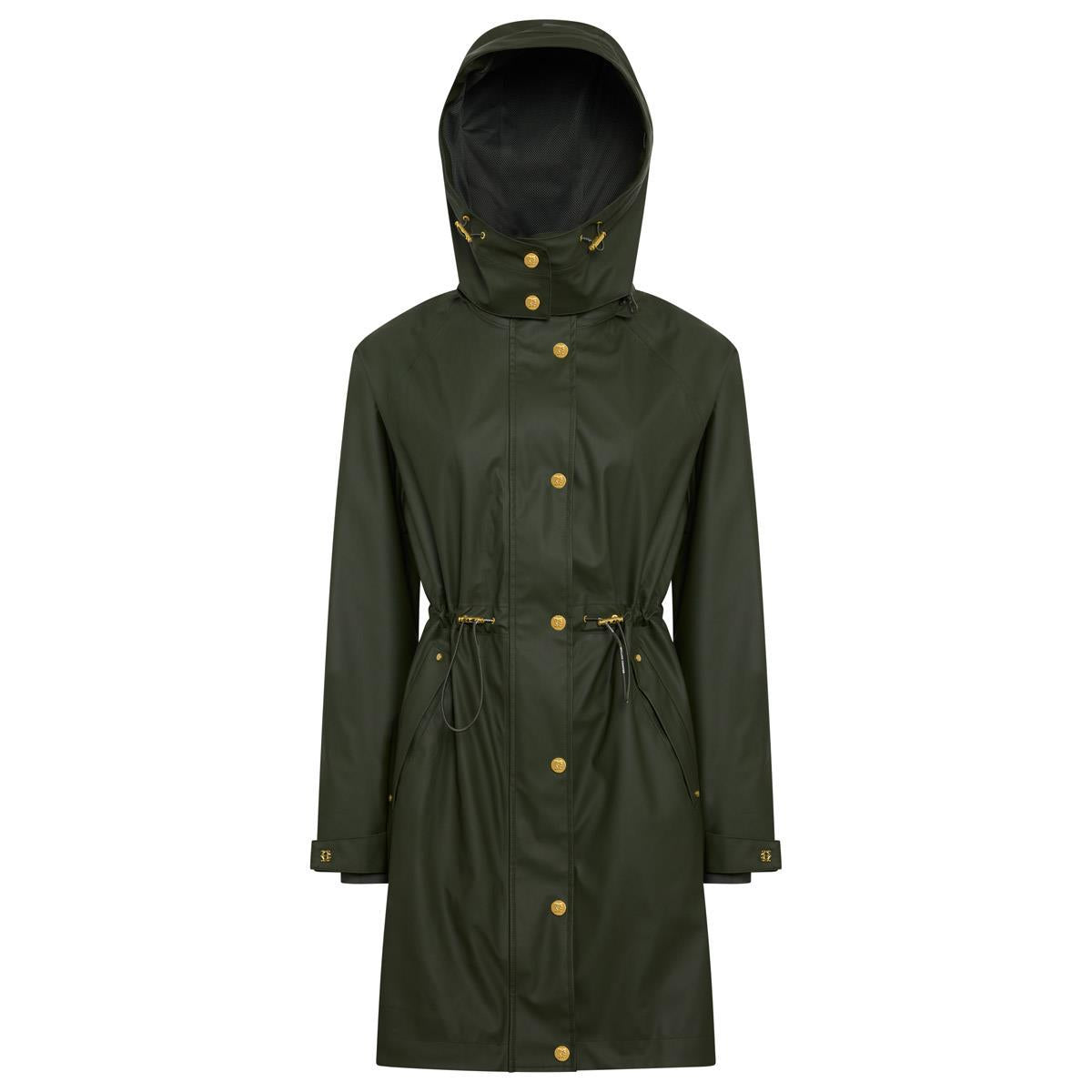 Hunter Green Holland Cooper Womens Chartwell Rain Parka