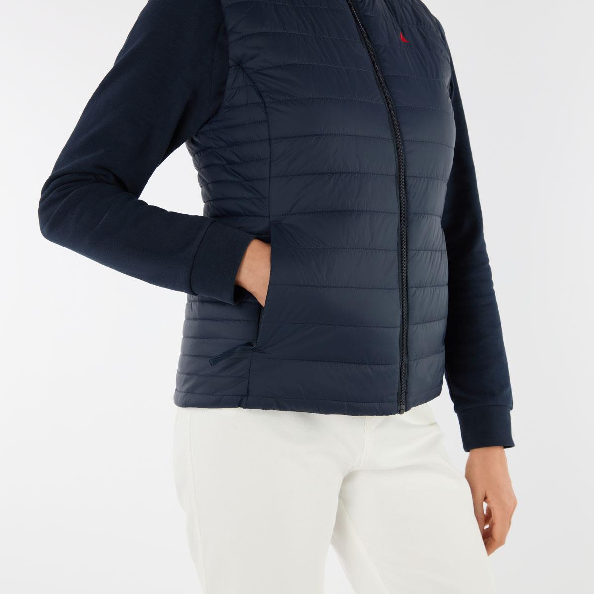 Navy Musto Womens Original Lite Puffer Vest pocket